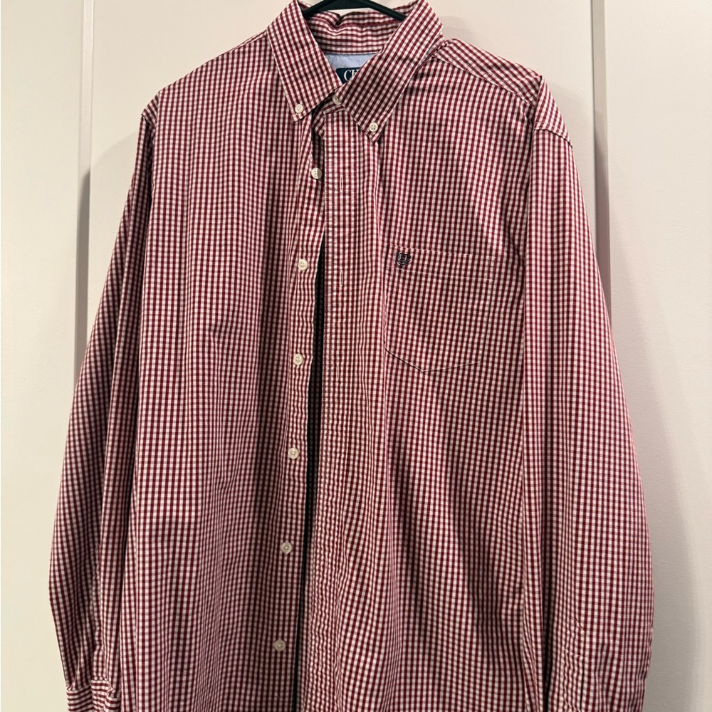 Men's Red Checkered Shirt